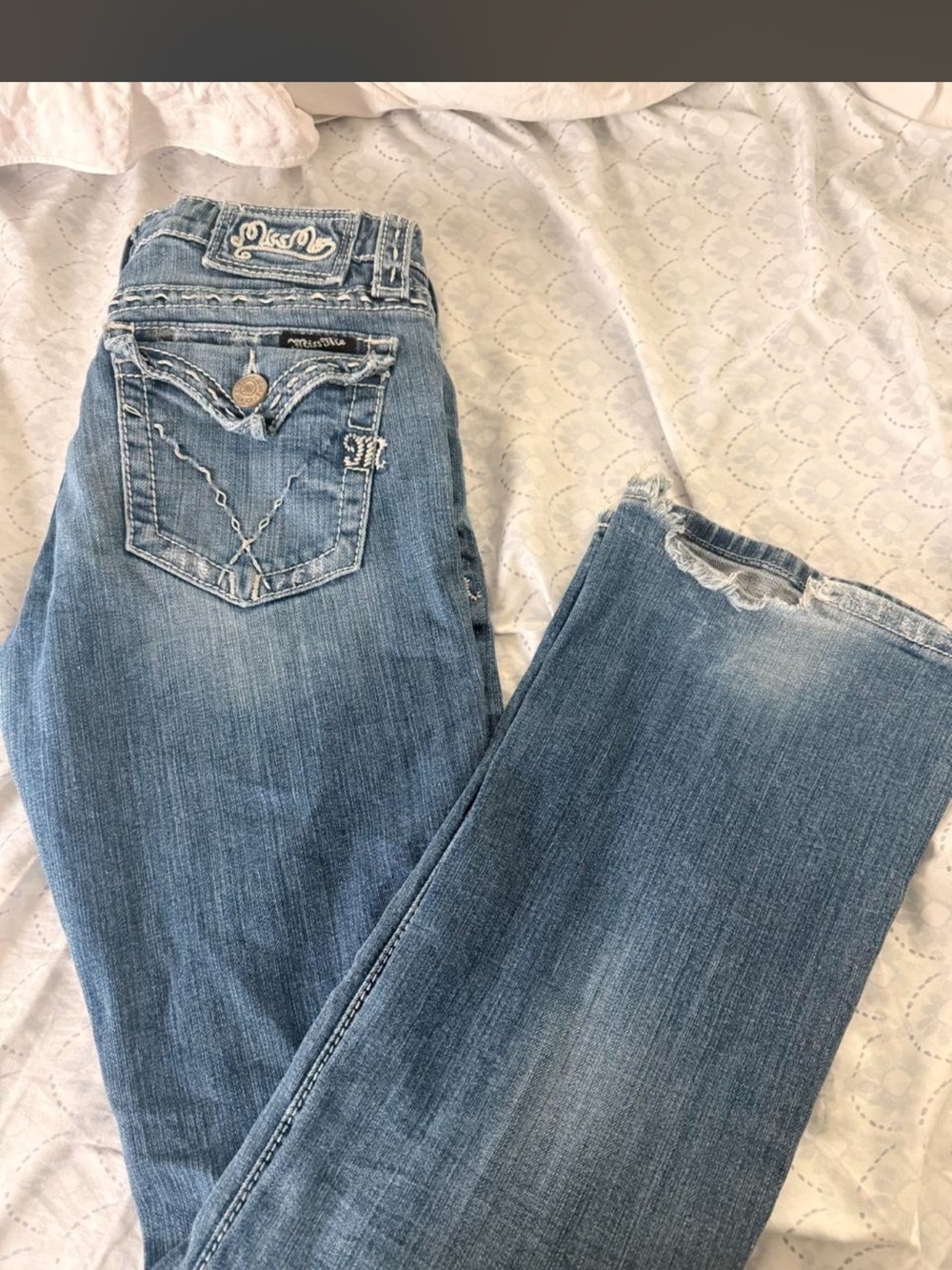 Womens miss me Blue DistressedJeans